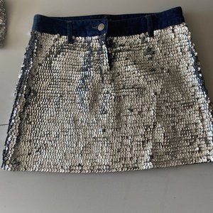 Sequined miniskirt